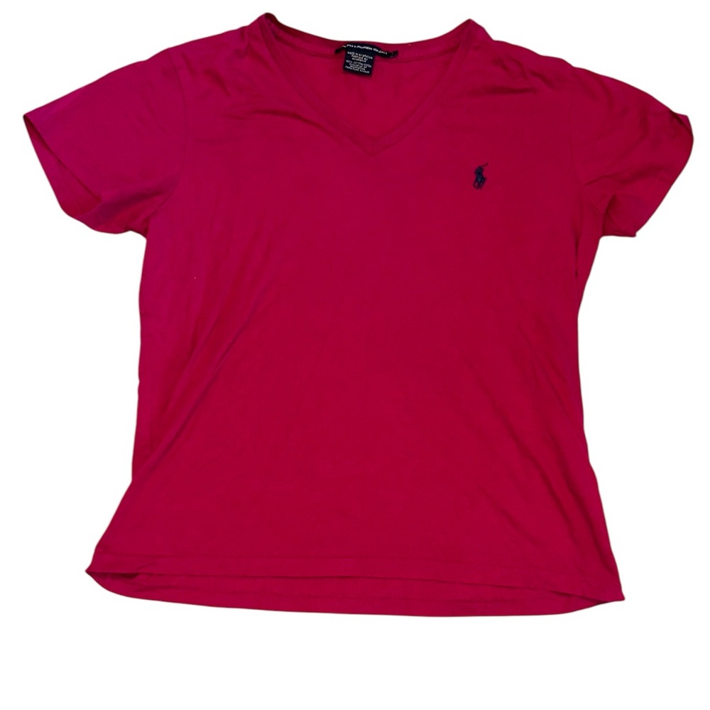Ralph Lauren sport size large pink t shirt
